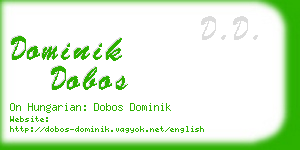 dominik dobos business card